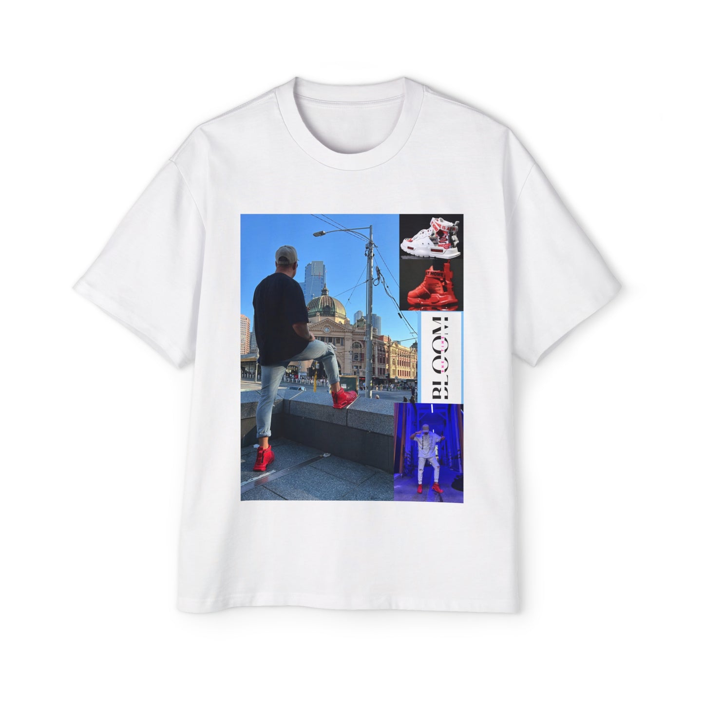 Men's Heavy Oversized Tee - Designed in Melbourne