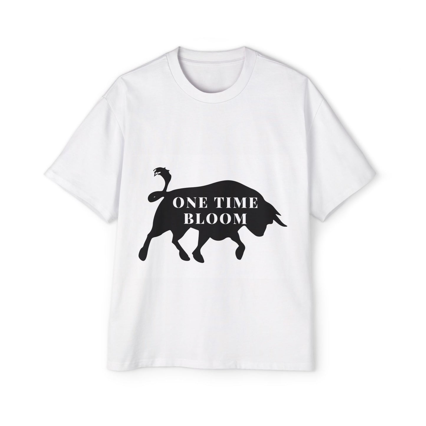 Men's Heavy Oversized Tee - Bull