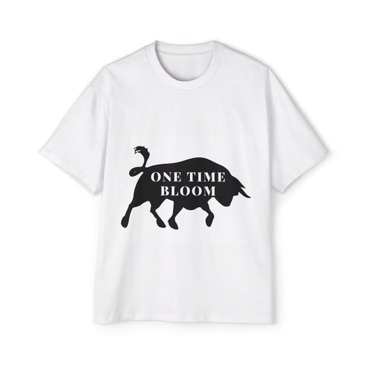 Men's Heavy Oversized Tee - Bull