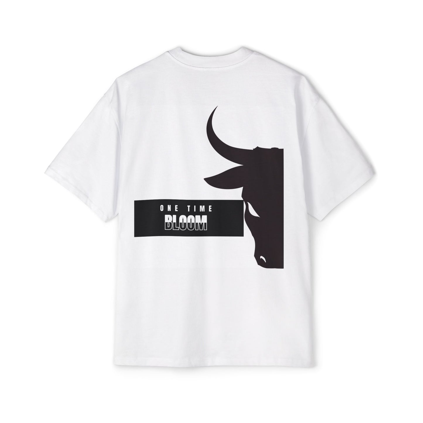 Men's Heavy Oversized Tee - Bull