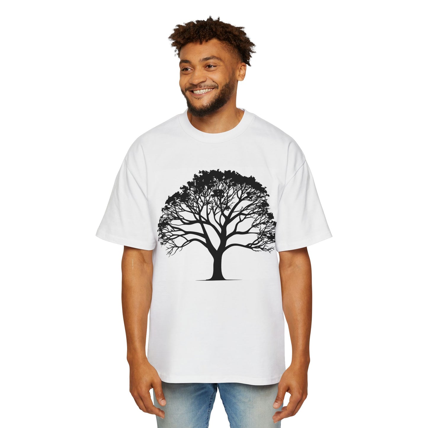 Men's Heavy Oversized Tee - Roots