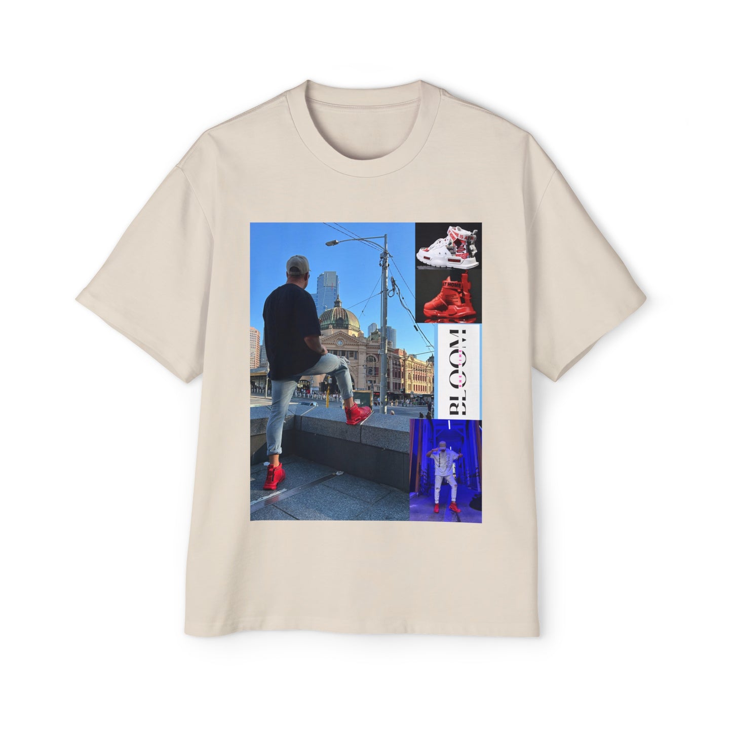 Men's Heavy Oversized Tee - Designed in Melbourne