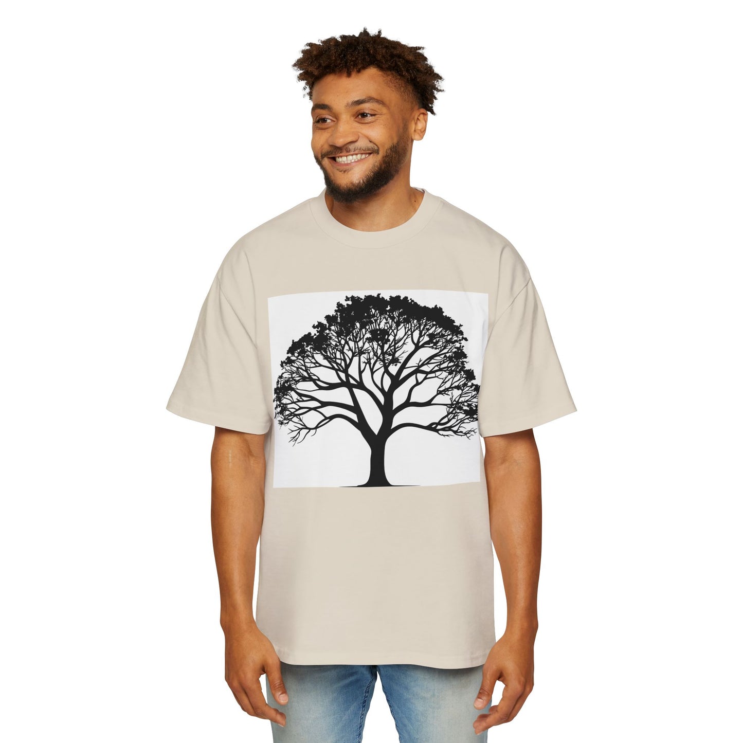 Men's Heavy Oversized Tee - Roots