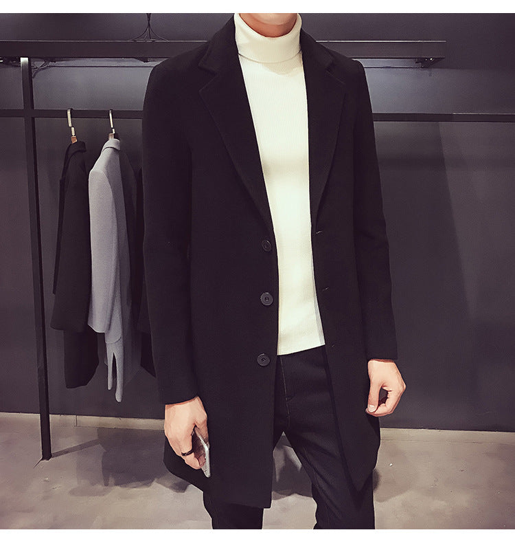 Men's Long Cotton Coat