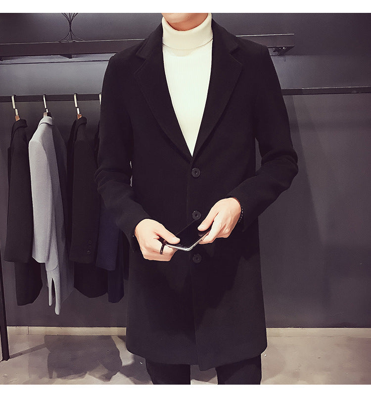 Men's Long Cotton Coat