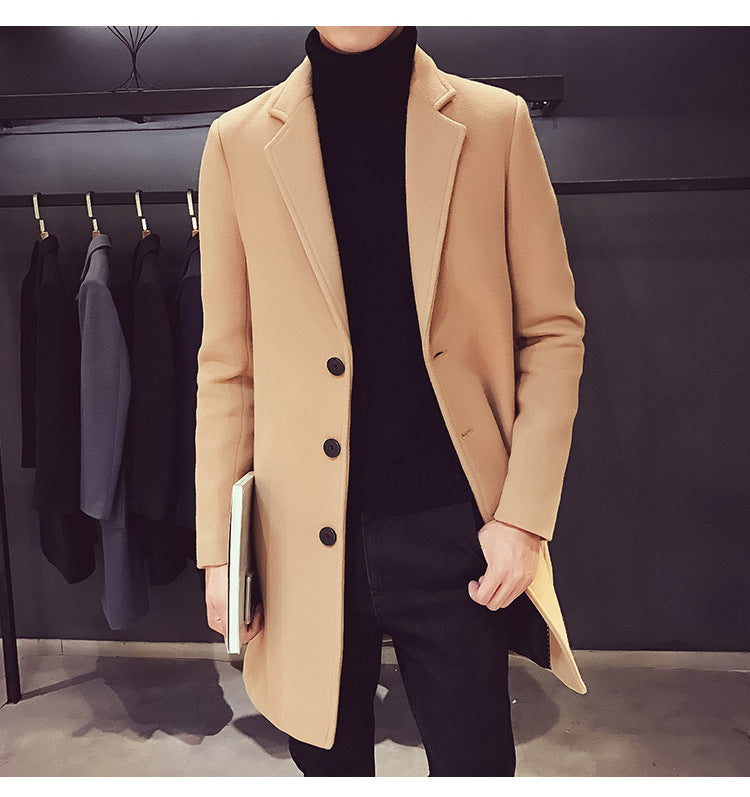 Men's Long Cotton Coat