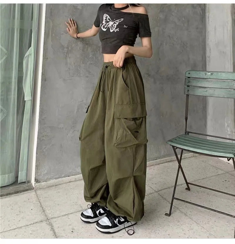 Women Casual Street Wear Oversize Pants