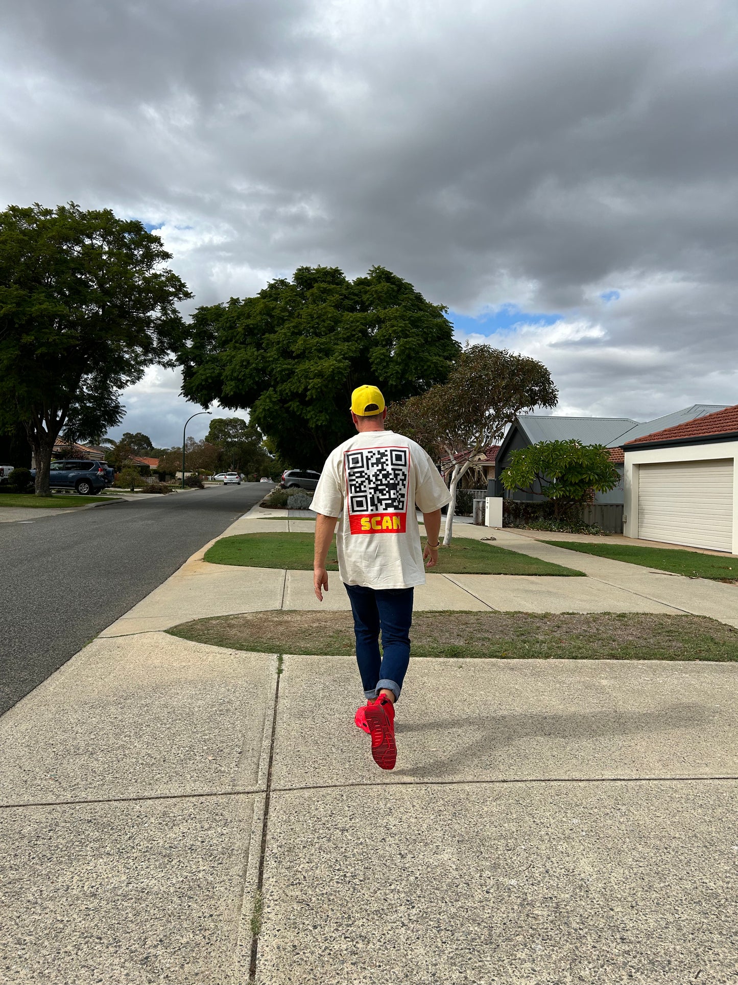 Men's Heavy Oversized Tee - Designed in Melbourne