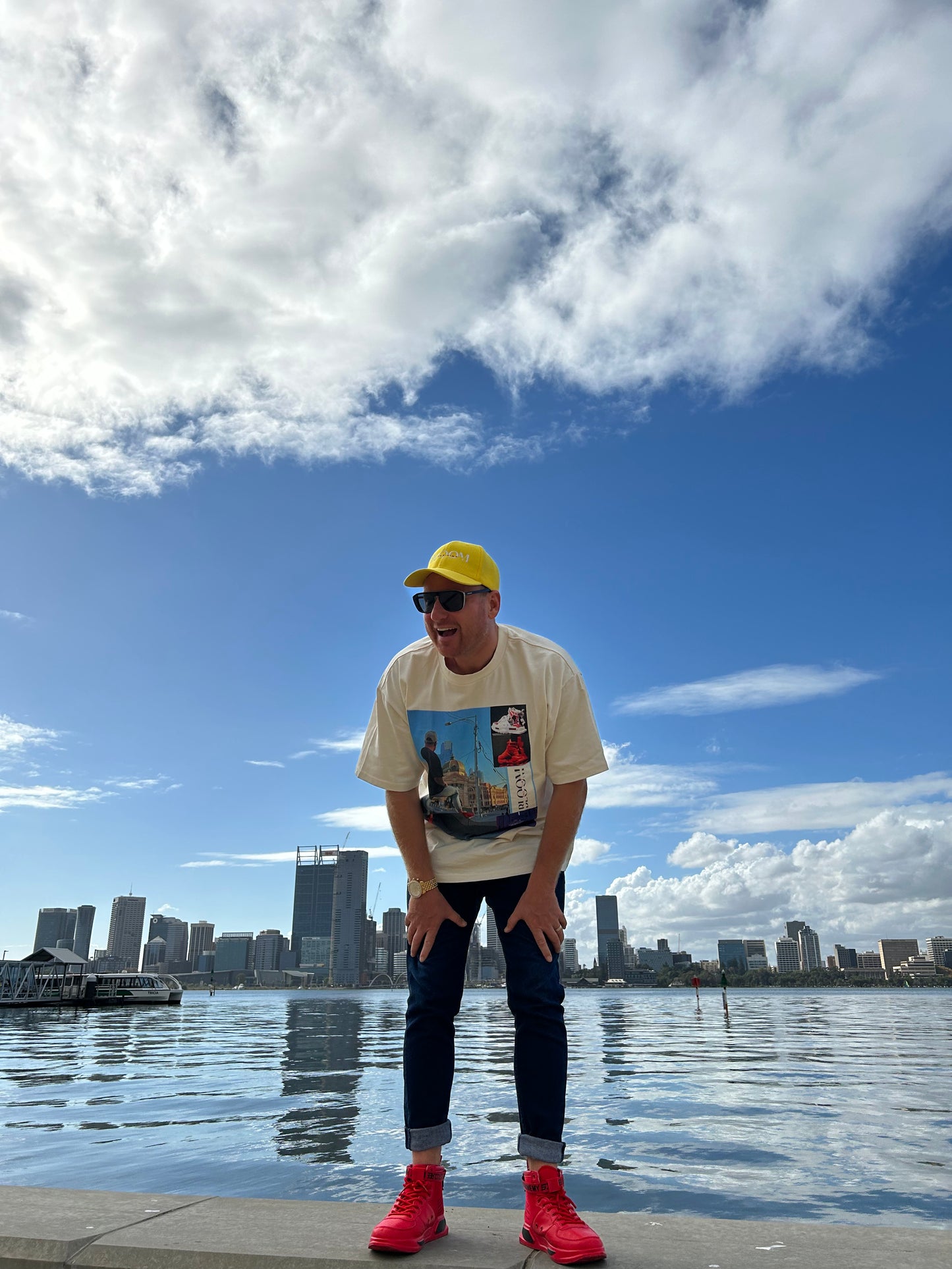 Men's Heavy Oversized Tee - Designed in Melbourne