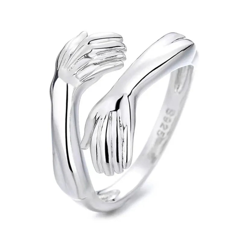 Silver Hug Rings